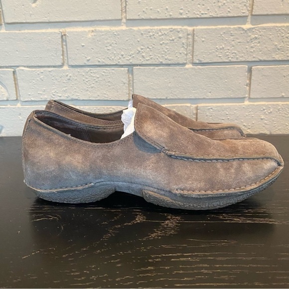 Merrell Women Shoes 8.5 Duet Alto Hedge Stone Suede Leather Slip On Comfort Shoe - Picture 2 of 6